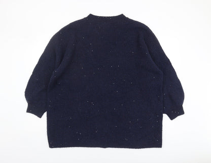 Womens UK Size XL NEXT Blue Pullover Jumper