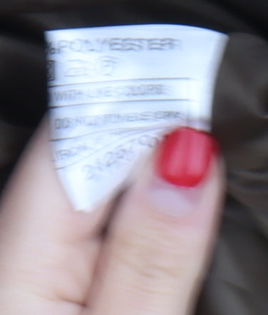 Klass Collection Women's Brown Long Skirt, Size 14, Embroidered