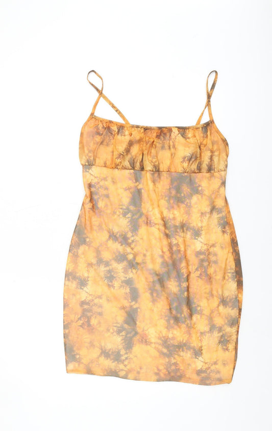 PrettyLittleThing Women's Multicoloured Tie Dye Slip Dress