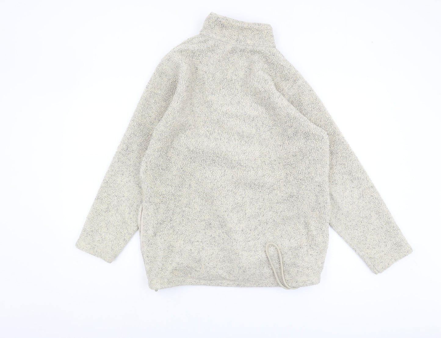 Anne Brooks Ivory Women's Zip Sweatshirt Size 10