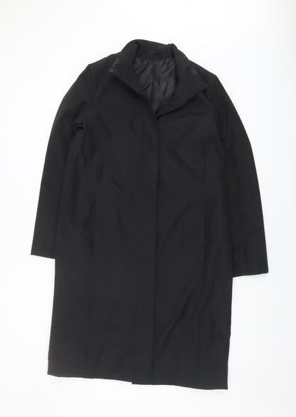 Womens UK Size 12 BHS Black Overcoat