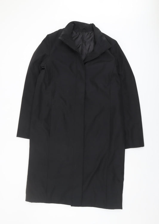 Womens UK Size 12 BHS Black Overcoat