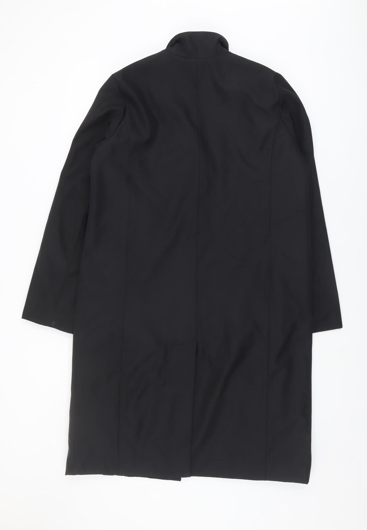Womens UK Size 12 BHS Black Overcoat
