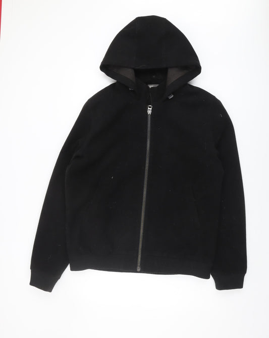 ASOS Men's Black XL Hooded Basic Jacket 42-44"