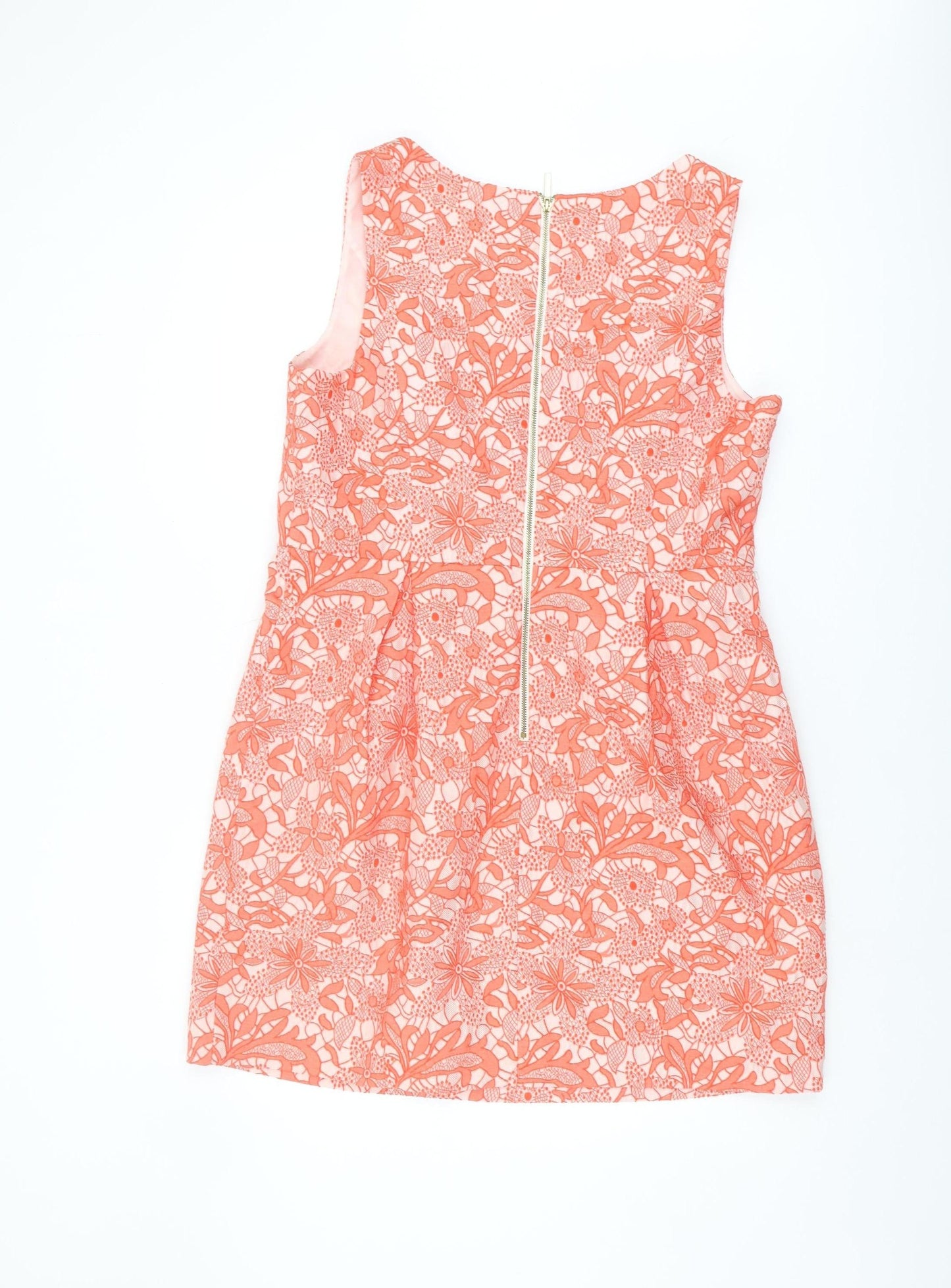 Oasis Women’s Pink Floral Sleeveless Dress Size 18