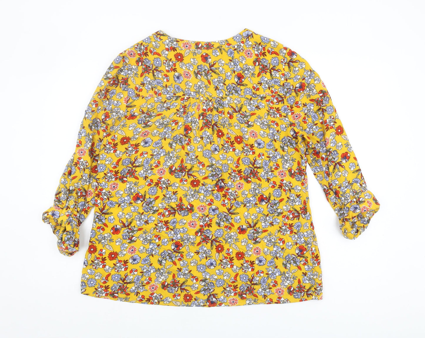 Womens UK Size 14 Maine New England Multicoloured Tunic Blouse