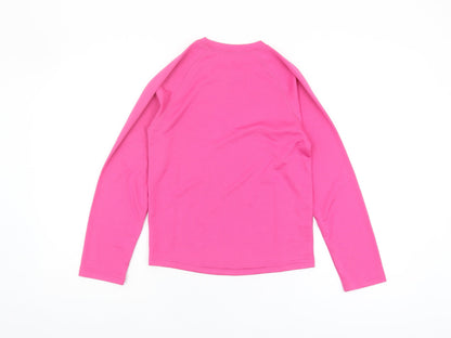 Higear Girls Pink Long Sleeve Jersey Top 9-10 Years