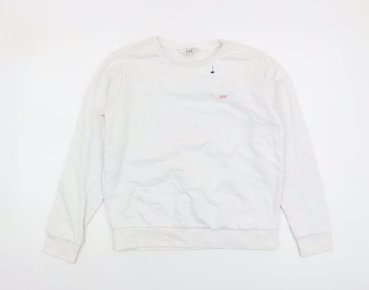 Lee Women's White Sweatshirt S