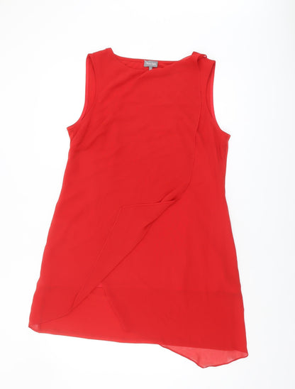 Womens UK Size 16 Phase Eight Red Tunic Tank