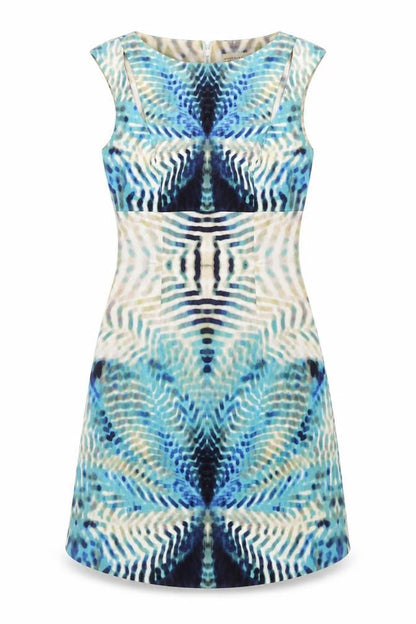 Karen Millen Women's Multicoloured Sheath Dress Size 8
