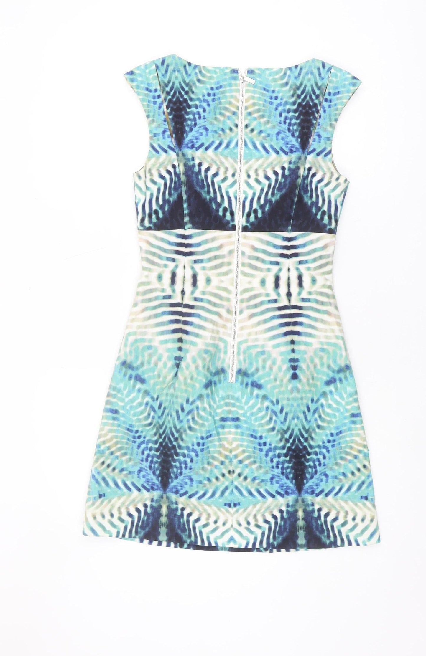 Karen Millen Women's Multicoloured Sheath Dress Size 8