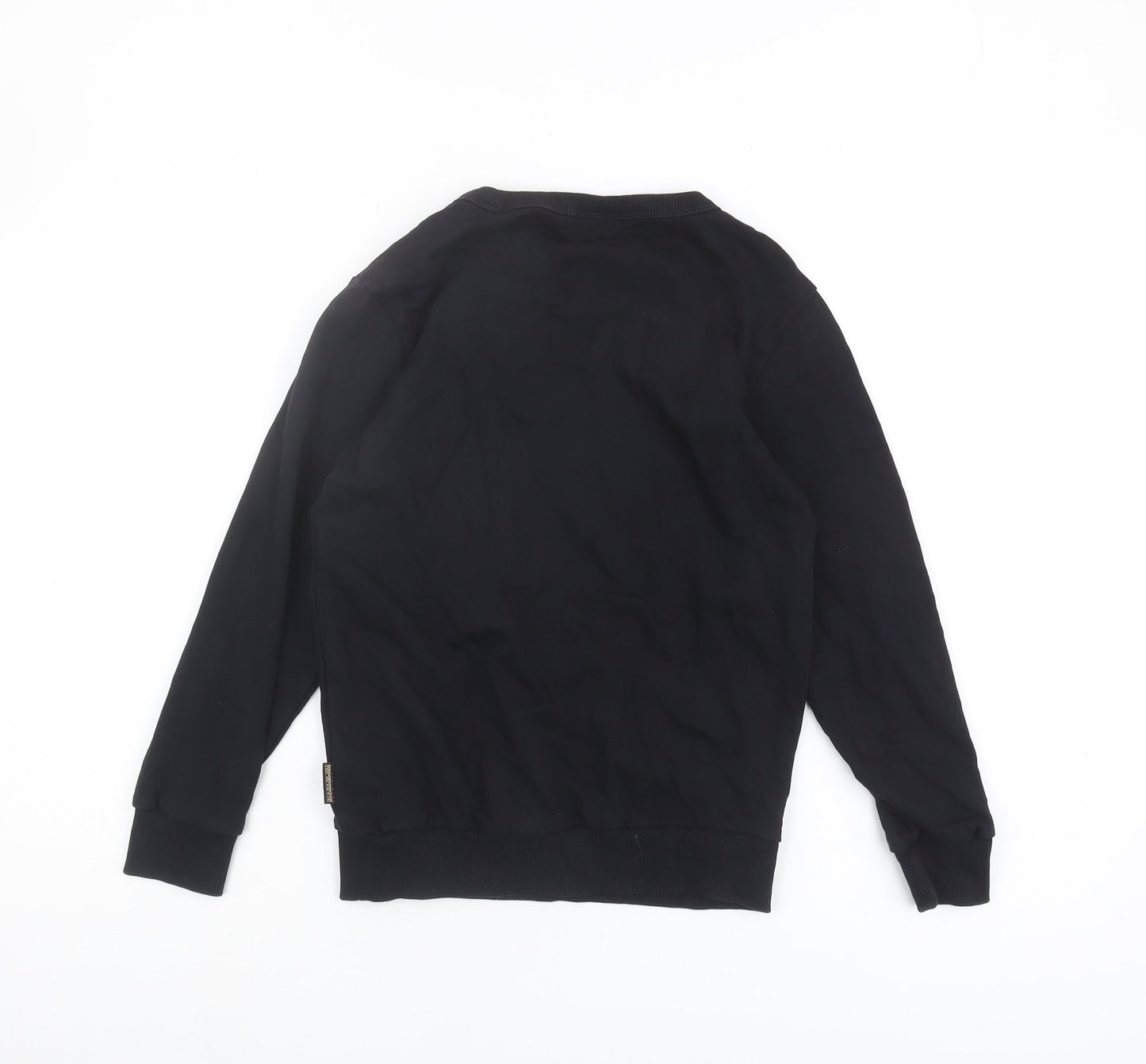 Napapijri Boys Black Pullover Sweatshirt 10-11 Years