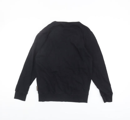 Napapijri Boys Black Pullover Sweatshirt 10-11 Years