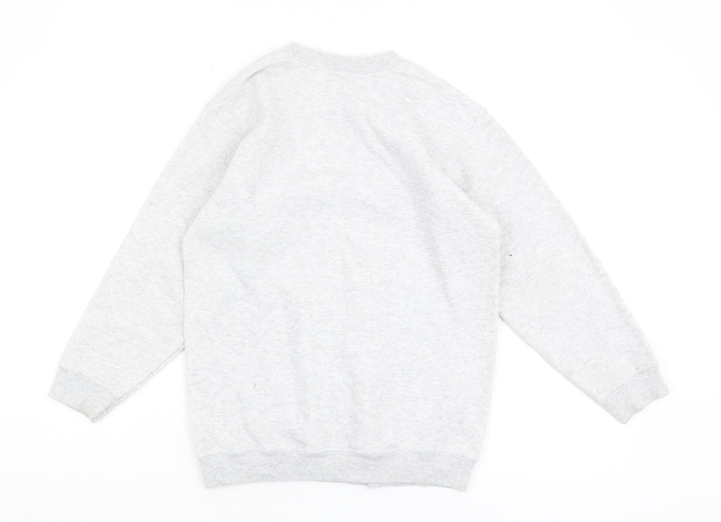 Unisex Adults UK Size L Disney Grey Pullover Sweatshirt