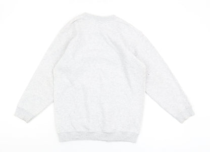Unisex Adults UK Size L Disney Grey Pullover Sweatshirt