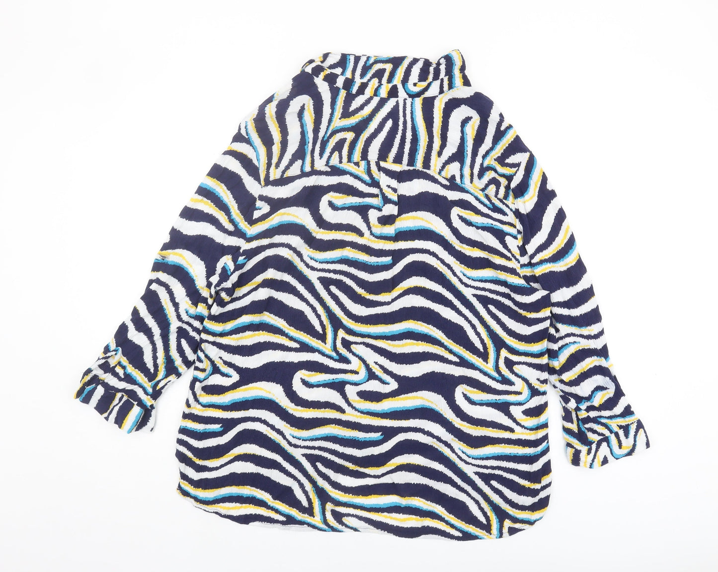 Damart Women's Multicoloured Size 22 Animal Print Blouse