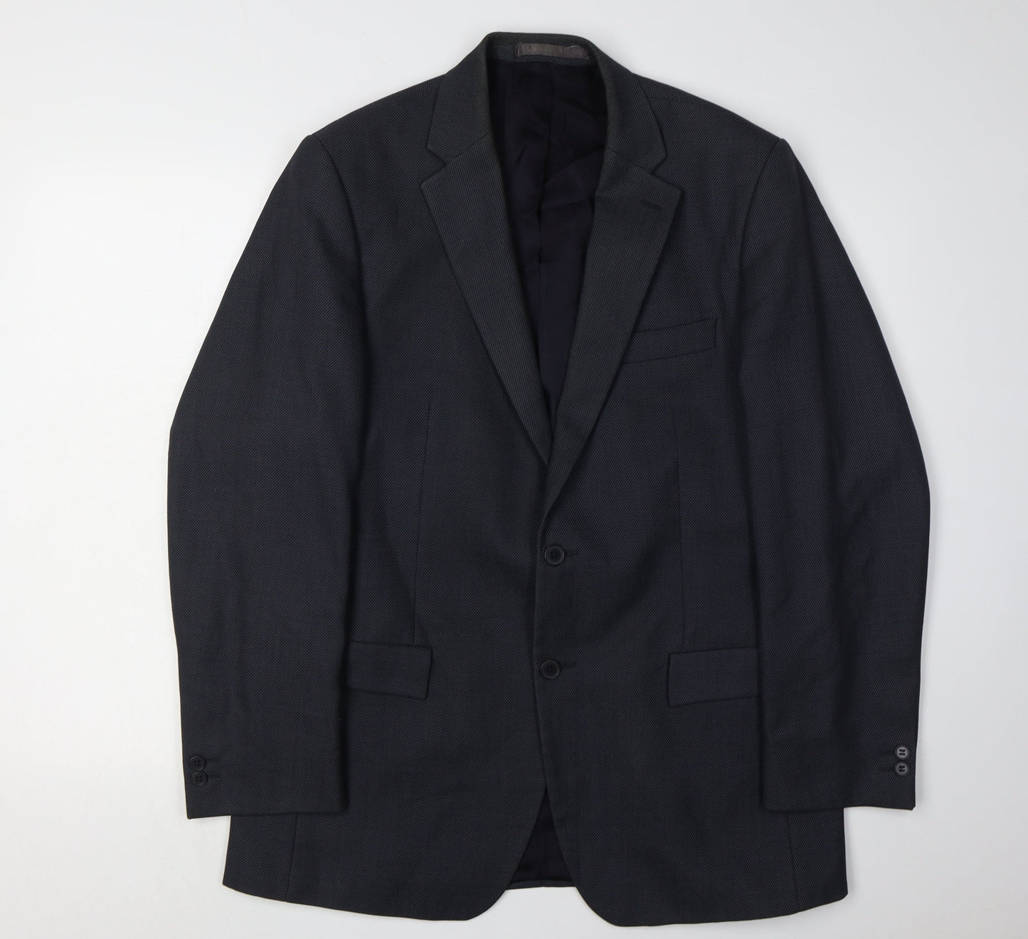 Mens UK Size 40 Pierre Cardin Regular Blue Suit Jacket