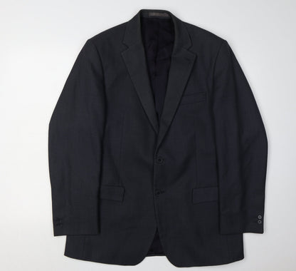 Mens UK Size 40 Pierre Cardin Regular Blue Suit Jacket