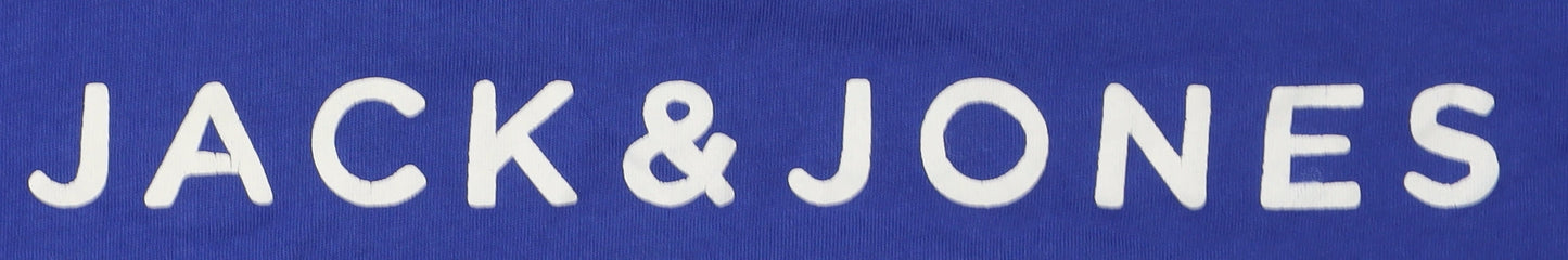 Mens UK Size L JACK & JONES Blue  T-Shirt