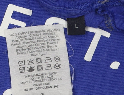 Mens UK Size L JACK & JONES Blue  T-Shirt