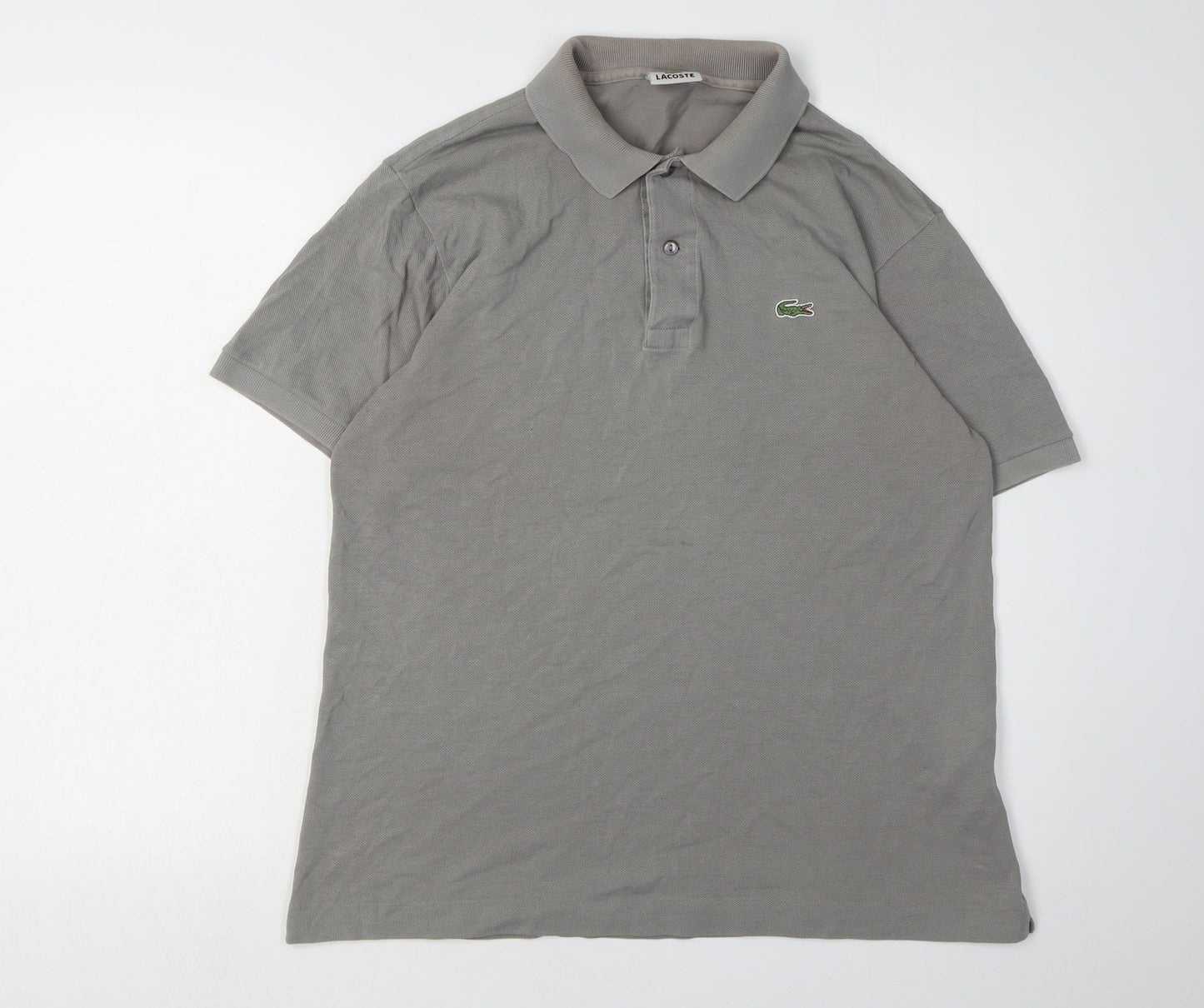 Lacoste Men’s Grey Polo Shirt Size 4 Casual