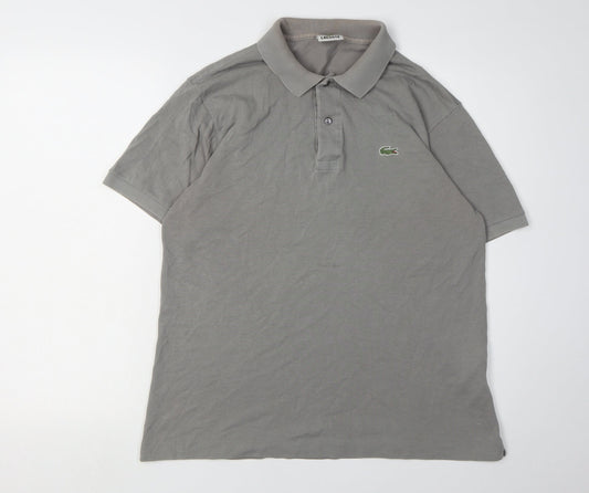 Lacoste Men’s Grey Polo Shirt Size 4 Casual