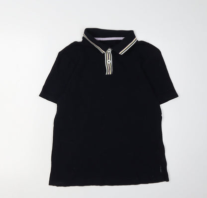 Ted Baker Men's Black Polo Shirt, Medium, Solid