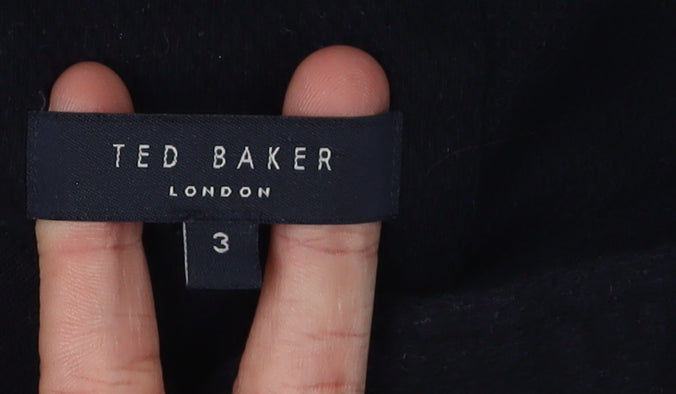 Ted Baker Men's Black Polo Shirt, Medium, Solid