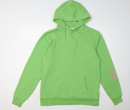 Han Kjøbenhavn Unisex Green Pullover Hoodie M