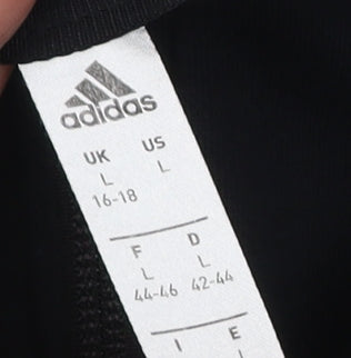 Adidas Unisex Black Full Zip Sweatshirt L