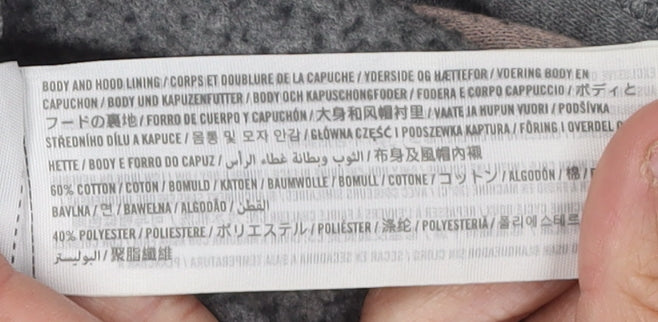 Hollister Grey Full Zip Hoodie Women XS