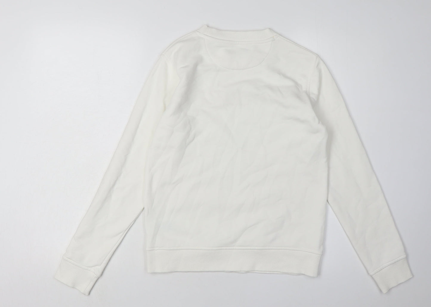 Gant Girls White Pullover Sweatshirt 13-14Y Long Sleeve