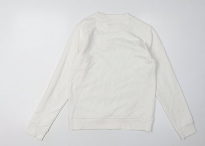 Gant Girls White Pullover Sweatshirt 13-14Y Long Sleeve