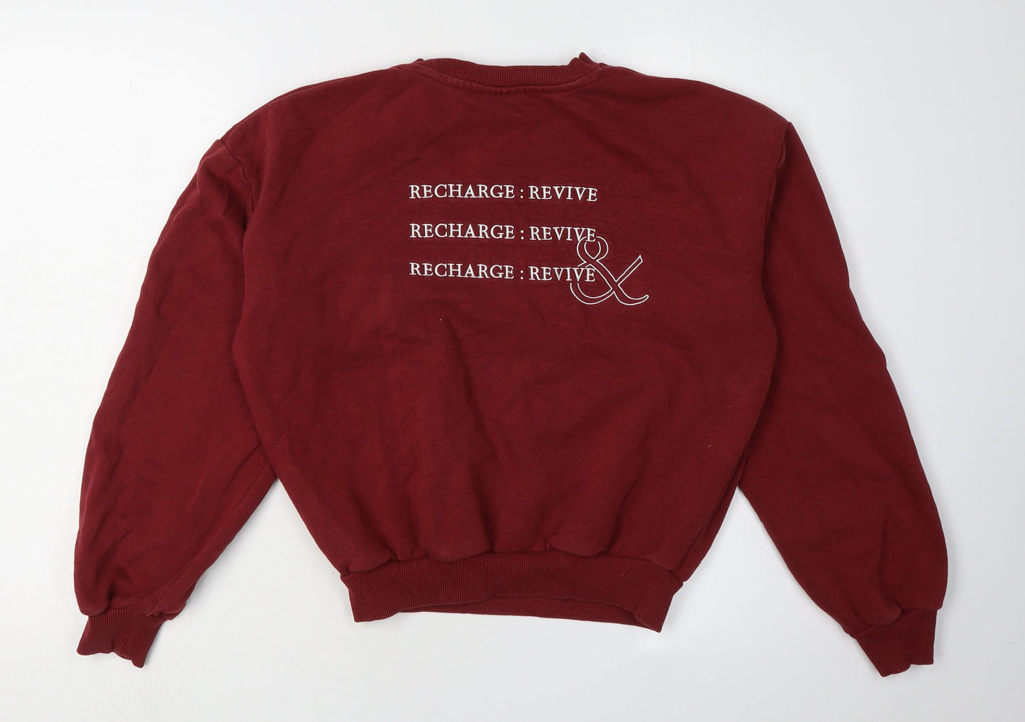 BO&TEE Women's Red Pullover Sweatshirt XS