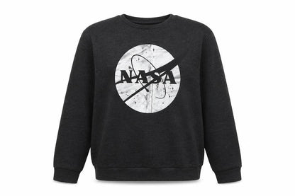 Women's Black NASA Logo Sweatshirt Size 12 Pullover