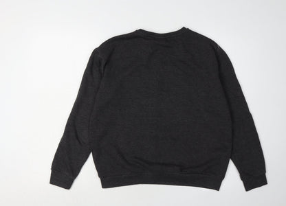 Women's Black NASA Logo Sweatshirt Size 12 Pullover