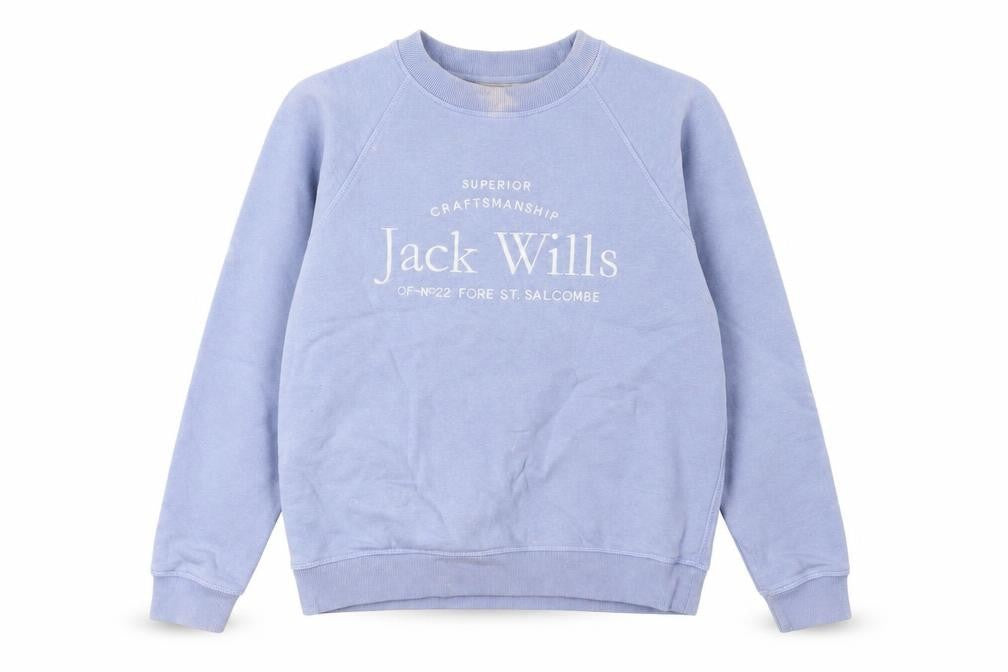 Womens UK Size 8 Jack Wills Blue Pullover Sweatshirt