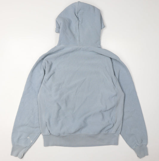 Mens UK Size M Champion Blue Pullover Hoodie