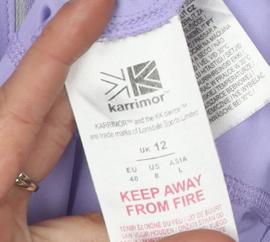 Karrimor Women's Purple Running Jacket Size 12