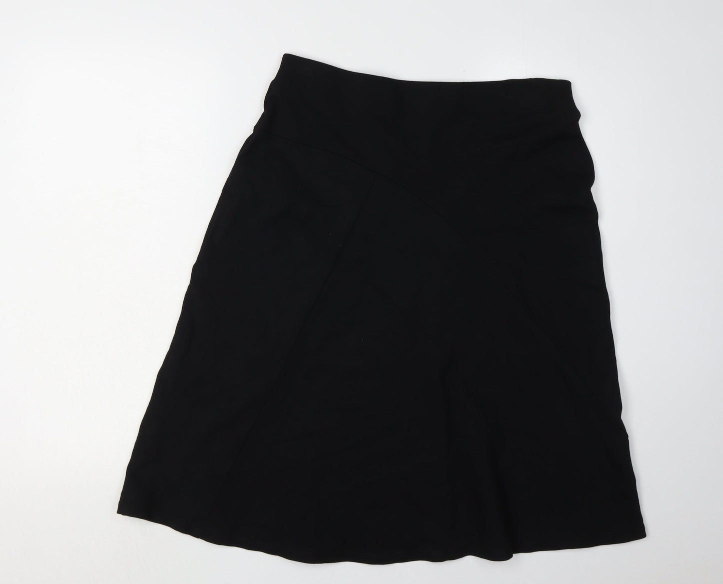 Laura Ashley Women's Black Skirt Size 12 Viscose Blend
