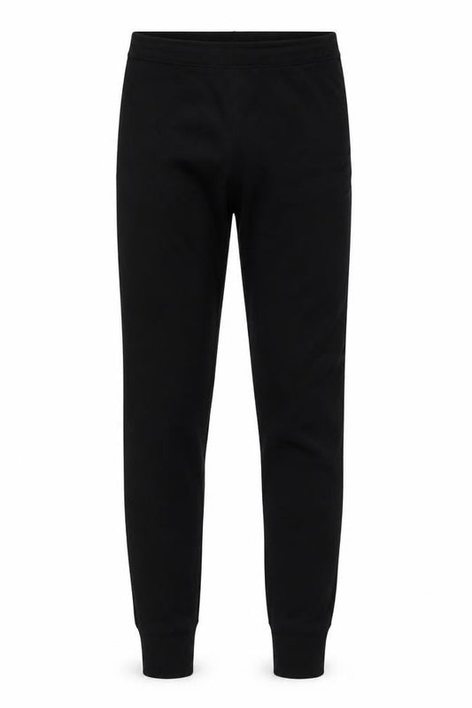 Front view of Mountain Warehouse Black unisex xs activewear trousers