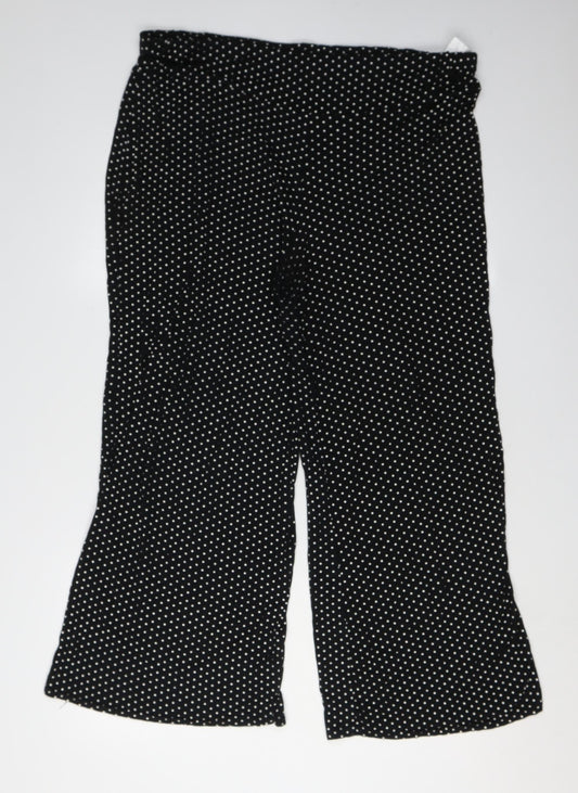 Womens UK Size 18 Roman   Black Trousers
