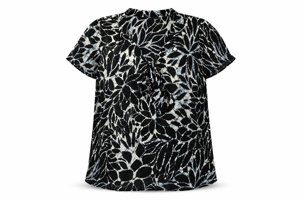 Womens UK Size 18 Wallis Black Tunic Blouse