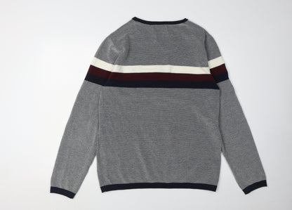 Jack & Jones Men's Grey XL Jumper Pullover