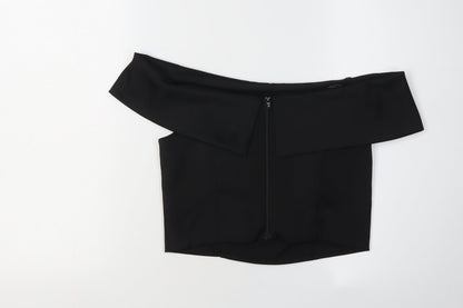 Coast Women's Black Off the Shoulder Blouse, Size 10