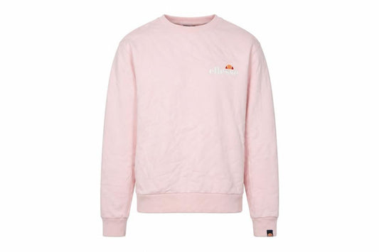 Front view of Ellesse Women's Pink Logo Pullover Sweatshirt, size 12