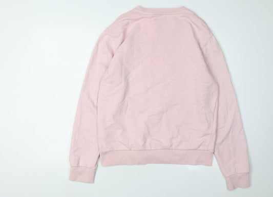 Ellesse Women's Pink Logo Pullover Sweatshirt Size 12