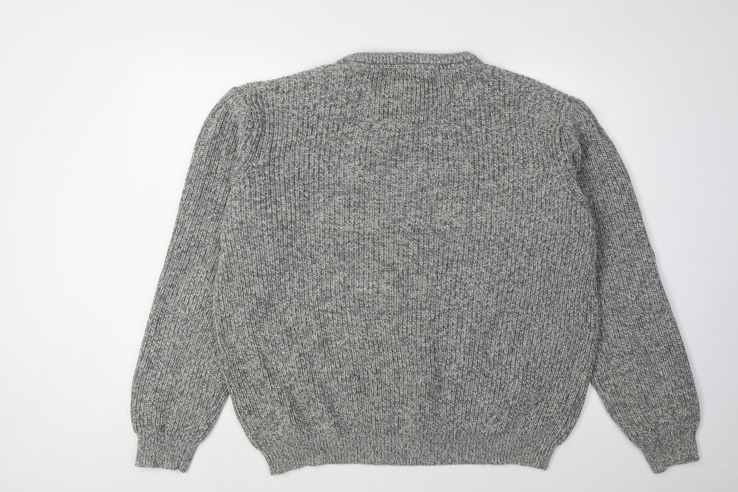 Maine New England Men's Grey XL Cotton Pullover Jumper