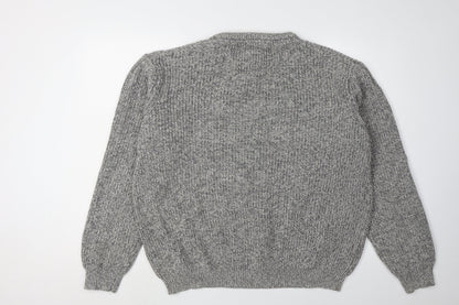 Maine New England Men's Grey XL Cotton Pullover Jumper