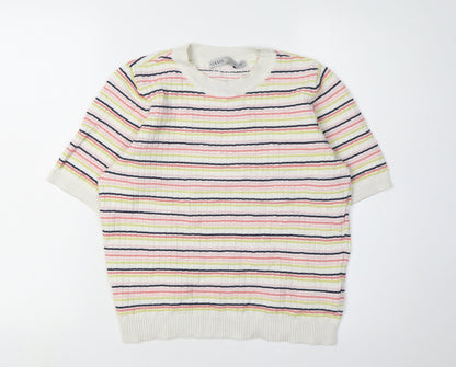 Womens UK Size M Oasis Multicoloured Pullover Jumper